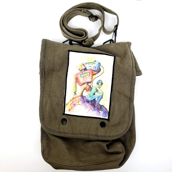 Rothco Other - Rothco Boombox Robot Gas Mask Courier Hardback Bag